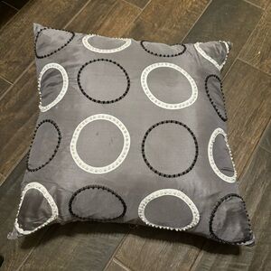 GUC Beaded Throw Pillow